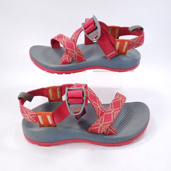 Chaco Z1 Ecotread Outdoor Adjustable Sandal Youth Girls Size 2 J180004 Pink - Picture 6 of 9